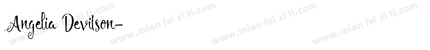 Angelia Devitson字体转换